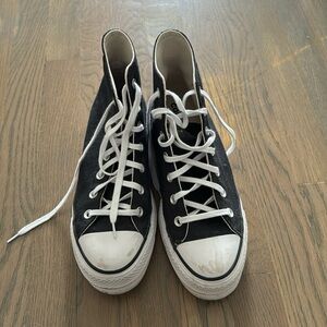 Converse Black and White High-Top Sneakers